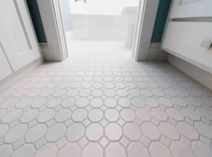 Silver metal glazed porcelain rustic floor tile bathroom