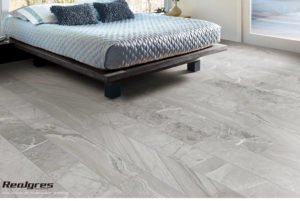 Conrete look Rutic porcleian tile flooring for bedroom