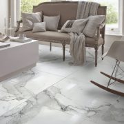 glossy white carrara tile ceramic