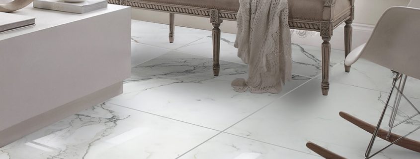 glossy white carrara tile ceramic