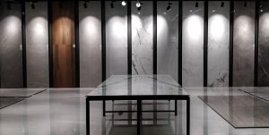 Large Grey Bathroom Floor Tiles