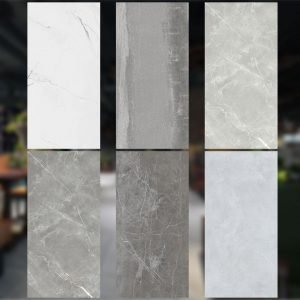 White Large Ceramic Bathroom Floor Tiles