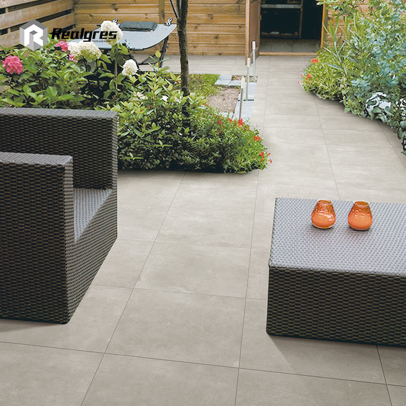 Outdoor Grey Cement Tile For Outside Patios