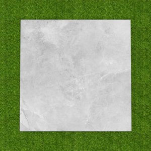 20mm Light Grey Outdoor Garden Floor Tile On Grass