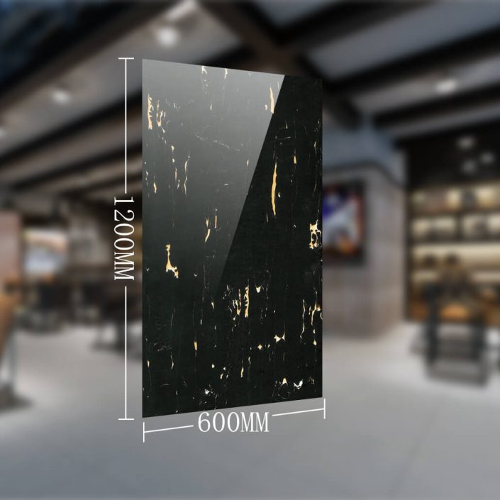 black ultra thin tile