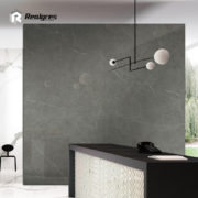 grey glazed large format tile panels