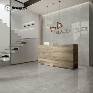 900x1800mm Large Grey Polished Marble Slab Porcelain Tiles