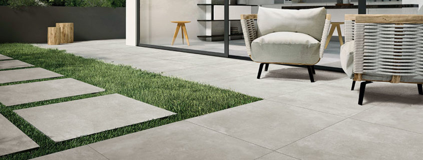 2cm grey tile for garden