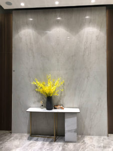 polished glazed beige porcelain wall tile