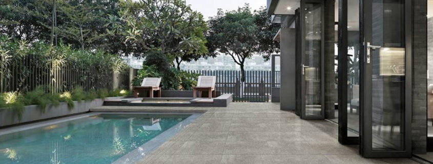 2cm outdoor porcelain tile for swimming pool