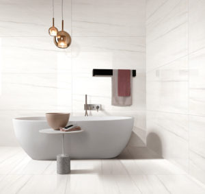 big tile for bathroom wall