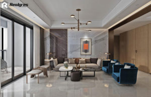 large white porcelain tile for living room