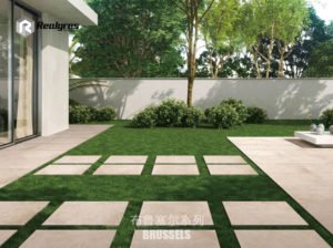 2cm Thickness Outdoor Porcelain Floor Tile for Garden