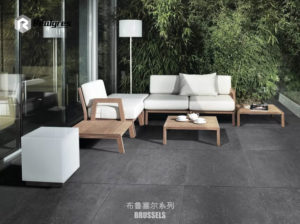 Grey 2cm Thickness Outdoor Porcelain Floor Tile