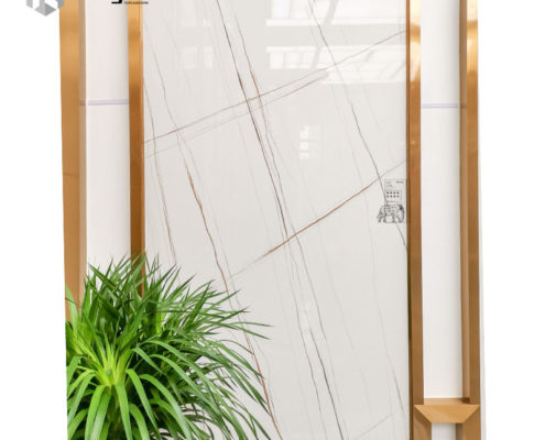 White Polished Porcelain Glazed Floor Wall Tile