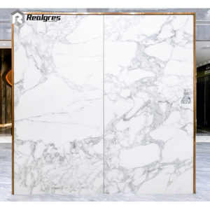 Large Calacatta Matt Plain White Wall Tile