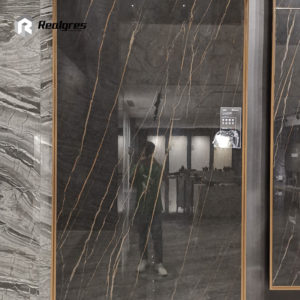 Black glod marble tile