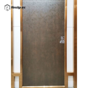 Large Cement Style Brown Ceramic Rustic Floor Tiles