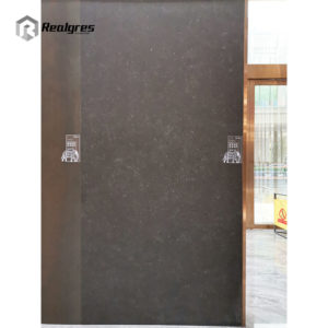 160x320cm Black Matt Terrazzo Floor Tiles