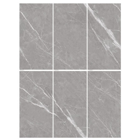 China Grey Polished Porcelain Tile That Look Stone