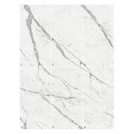 Calacatta White Polished Porcelain Tile Flooring