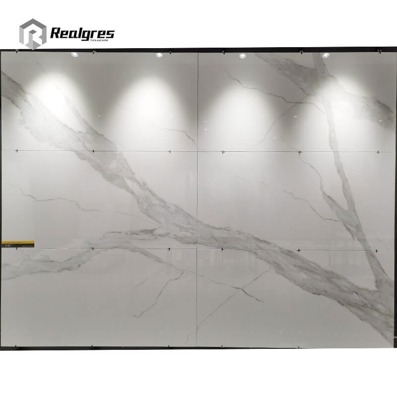 China White Porcelain Tile That Looks Like Marble