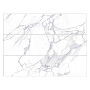 90*180cm White Carrara Polished Porcelain Tile