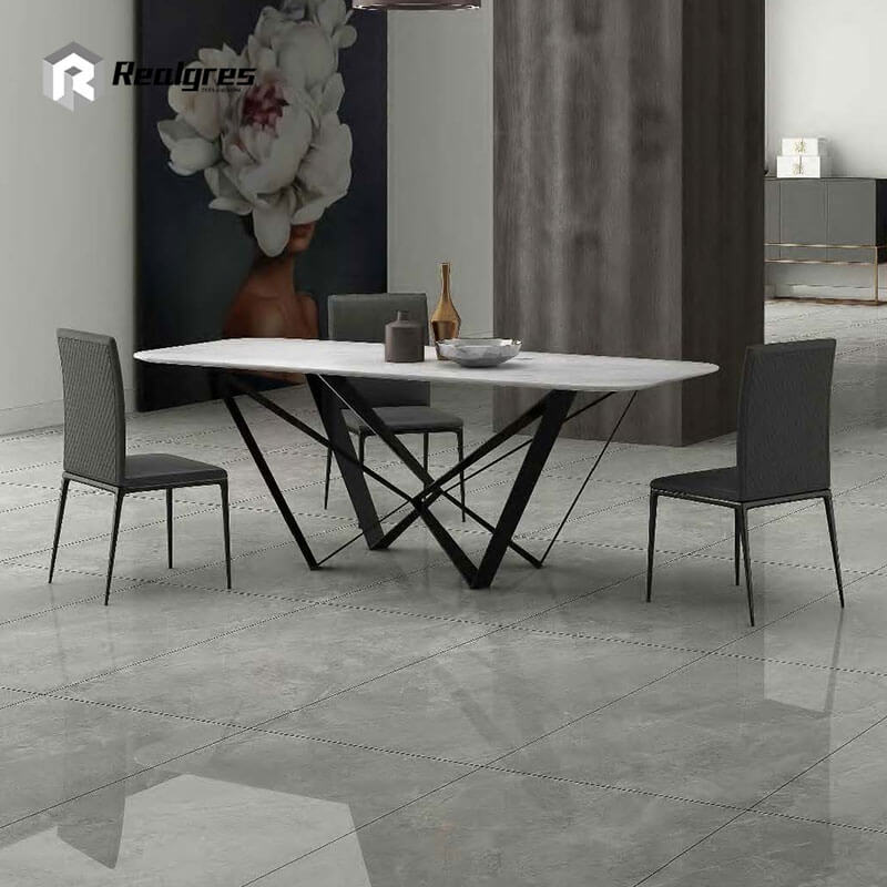 90*180cm Grey Marble Look Porcelain Tiles