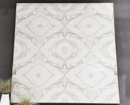 White Carrara Book Match Tiles