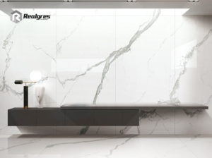 white carrara marble extra large porcelain tile