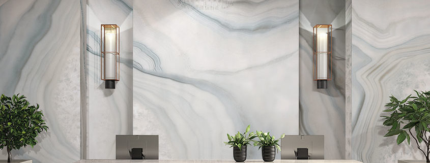 white marble extra large porcelain tile