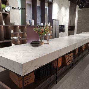 modern Large white porcelain floor tile for countertop