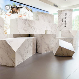 modern Large white porcelain floor tile Ston slab