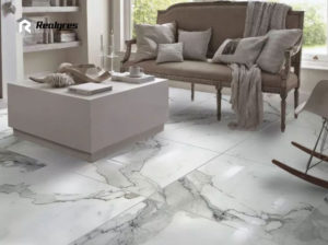white large marble porcelain floor tile