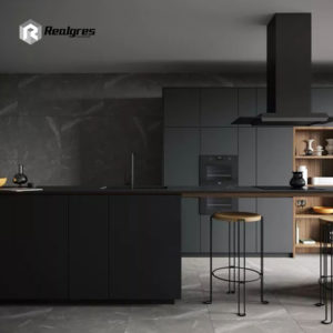 grey large porcelain tile