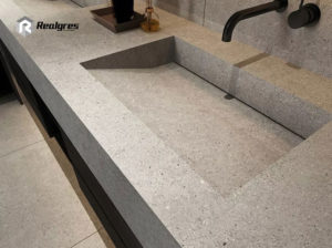 Matt Terrazzo Large Format Tile for Countertop