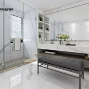 Big Porcelain Tile Should Be Used In Bathroom Space