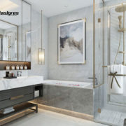 Big Porcelain Tile Should Be Used In Bathroom Space