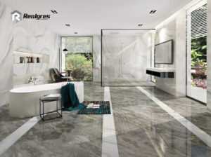 Big Porcelain Tile Should Be Used In Bathroom Space