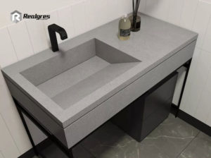 Grey Porcelain Tile For Countertop