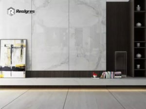 White Large White Porcelain Tile Is A Classic Element To Create A Variety Of Home Furnishings？