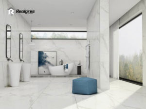 White Large White Porcelain Tile Is A Classic Element To Create A Variety Of Home Furnishings？