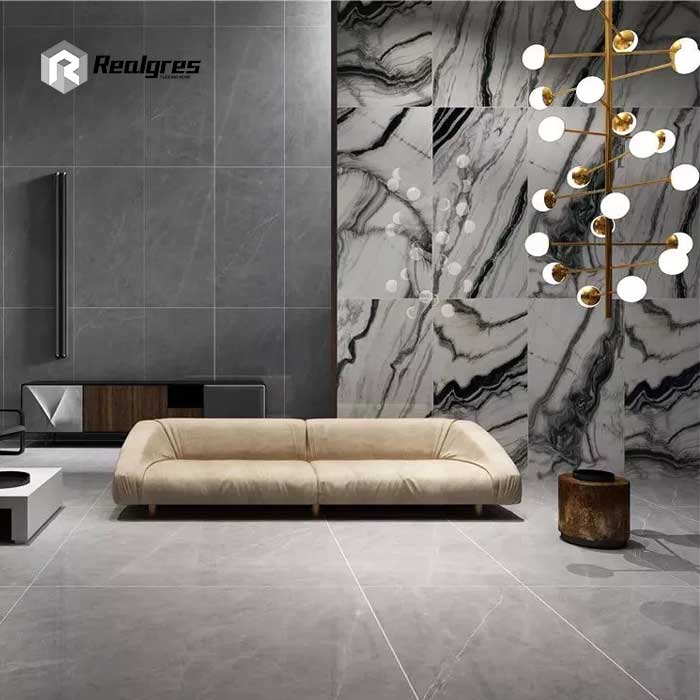 large ceramic wall tile panel design