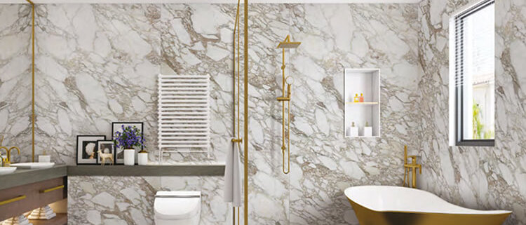 Bathroom Tile Ideas Use Large Tiles, Shower Floor Tile Ideas 2020