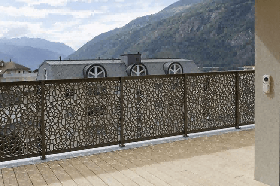 Metal Panel Railing5