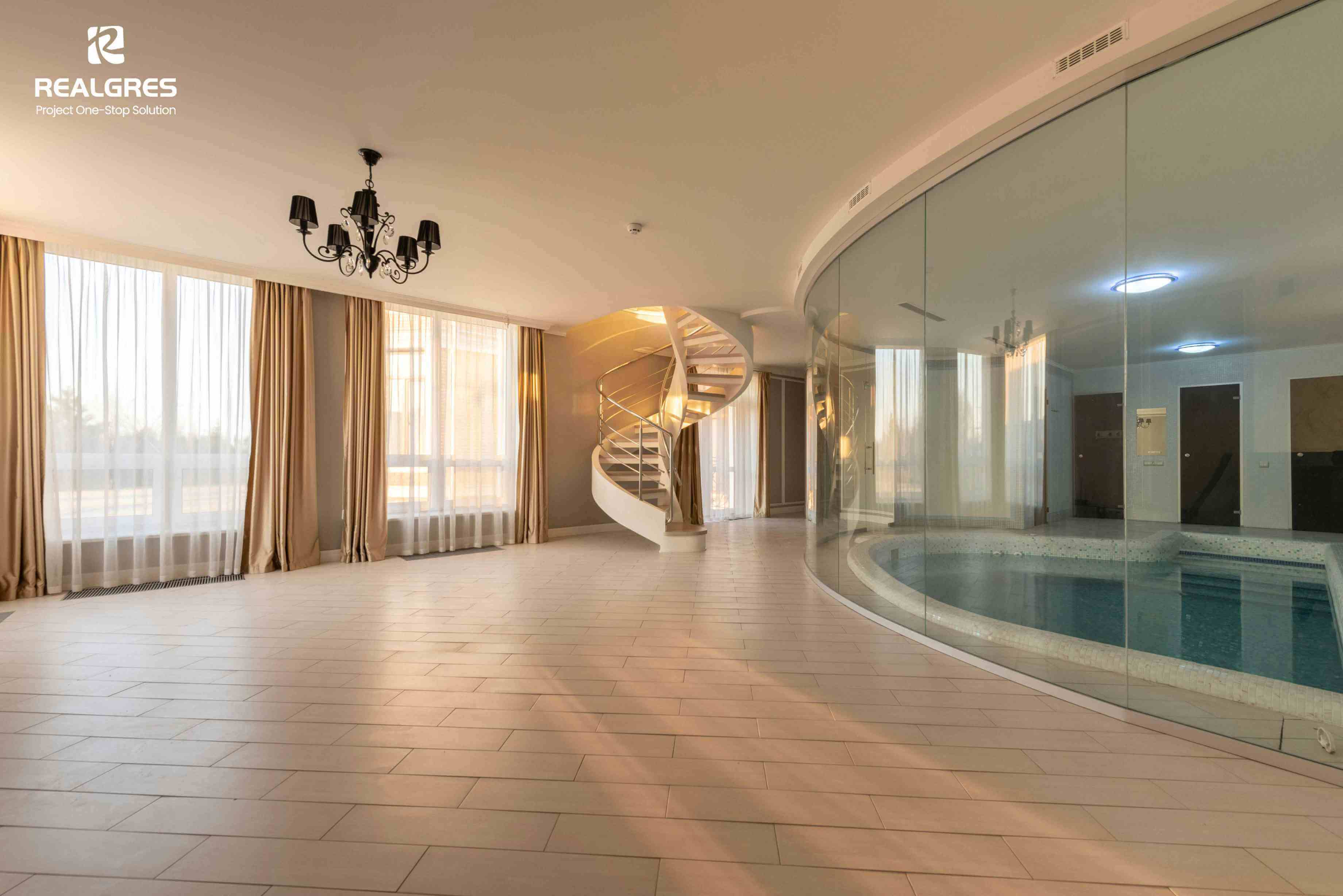 Elegant Spiral Stair