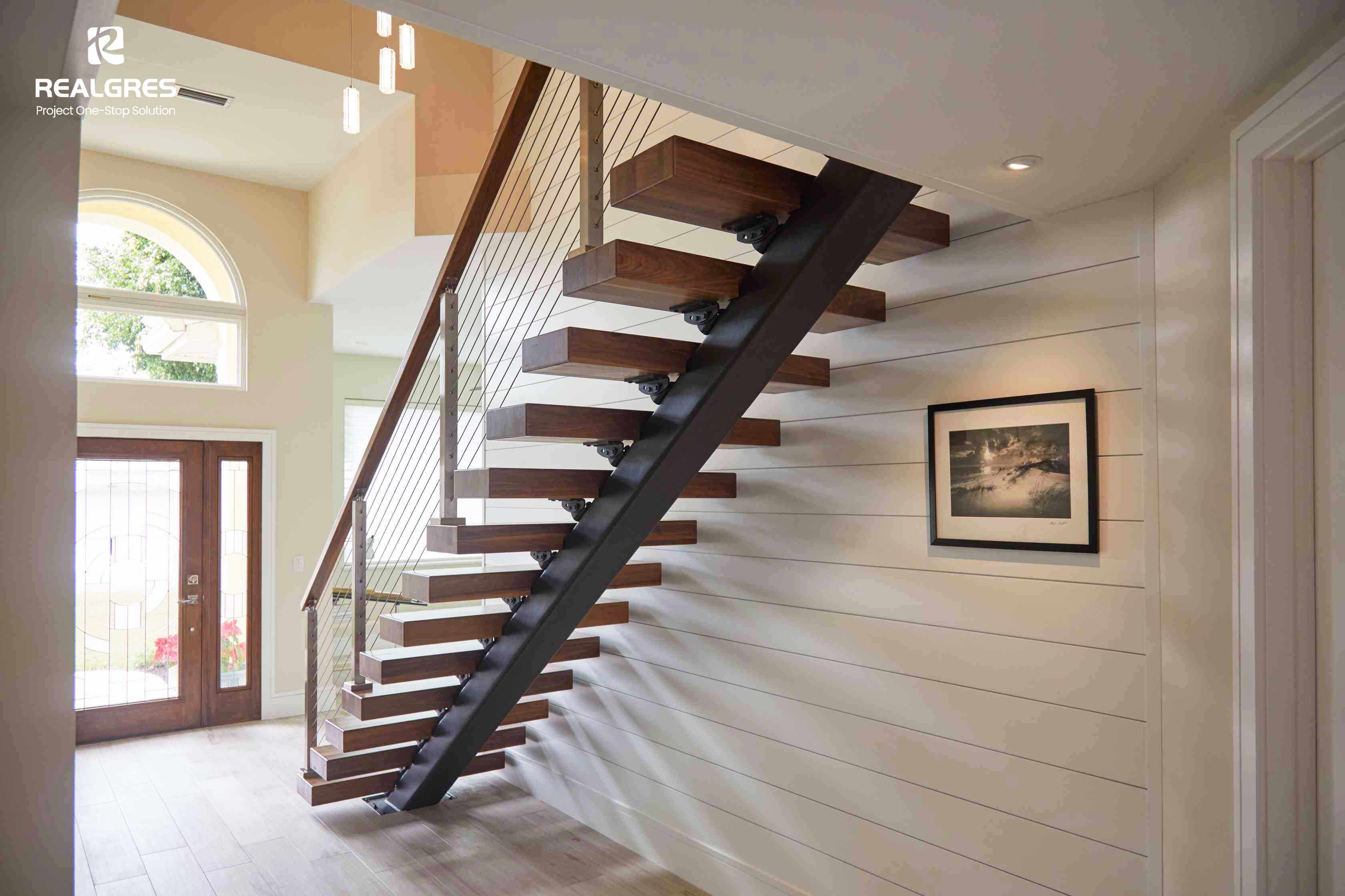 Custom Stair with Custom Stair Stringers