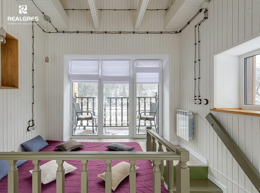 Custom Solid Wood Stair Railings by Realgres