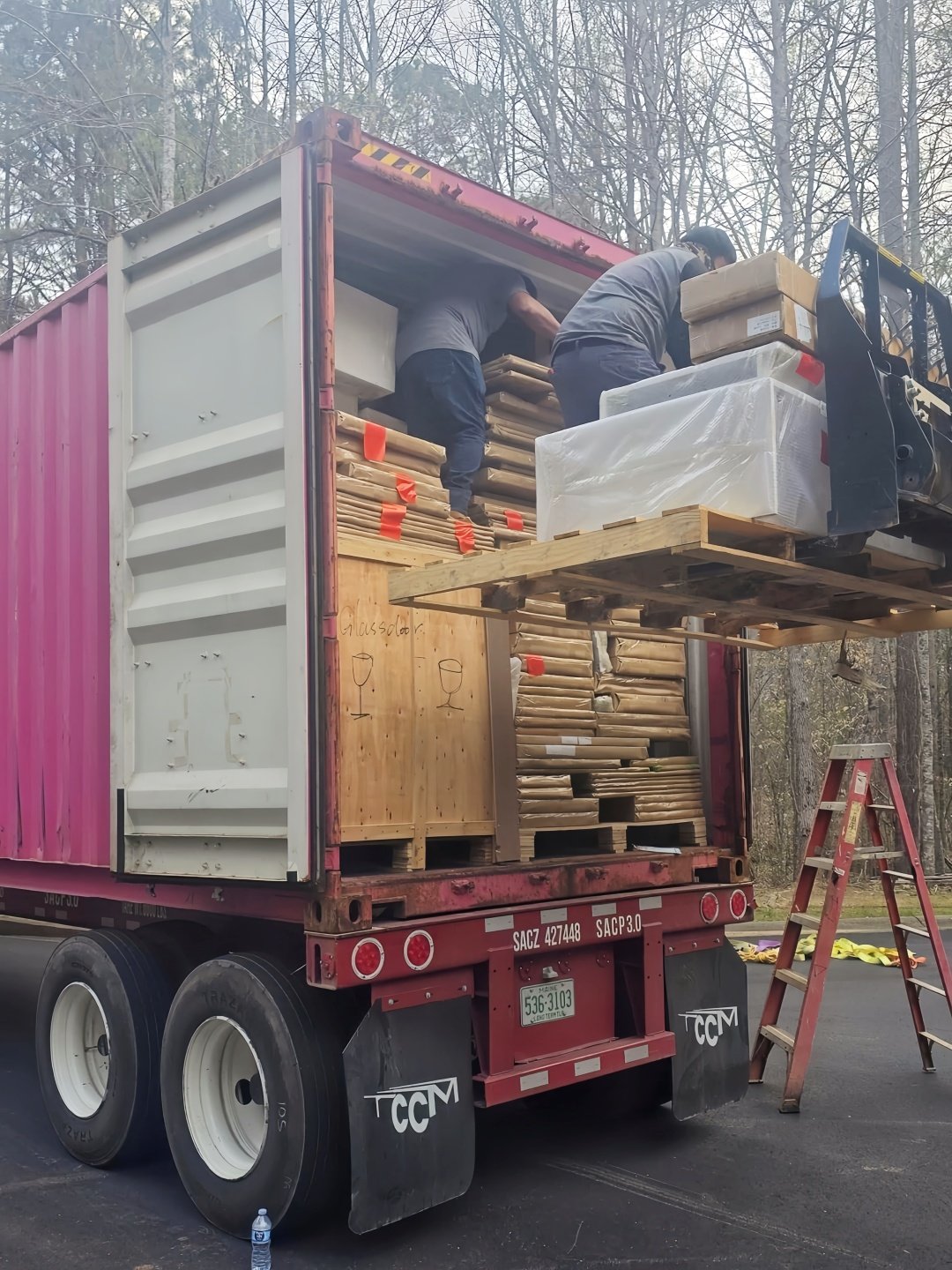 unloading