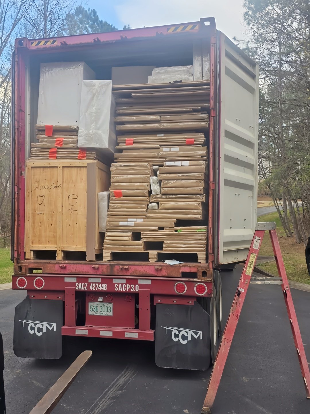 unloading